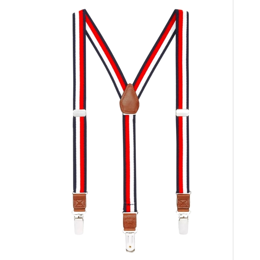 Tommy Hilfiger Big Boys Striped Suspenders